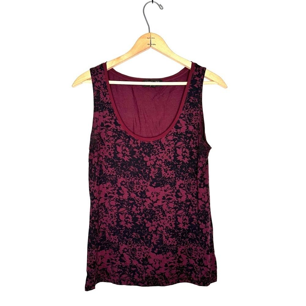 Banana Republic | Luxe Touch Floral Sleeveless Tank Top Size Medium